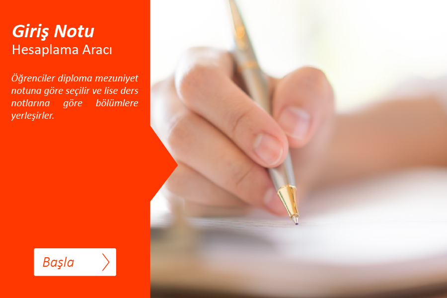 Giriş notu hesaplama aracı